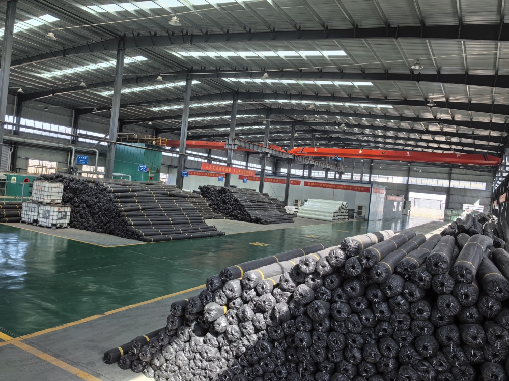 土工格栅车间一角